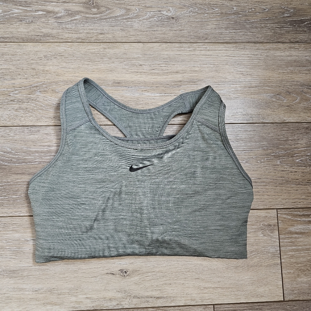 Nike Sports Bra in Heather Gray